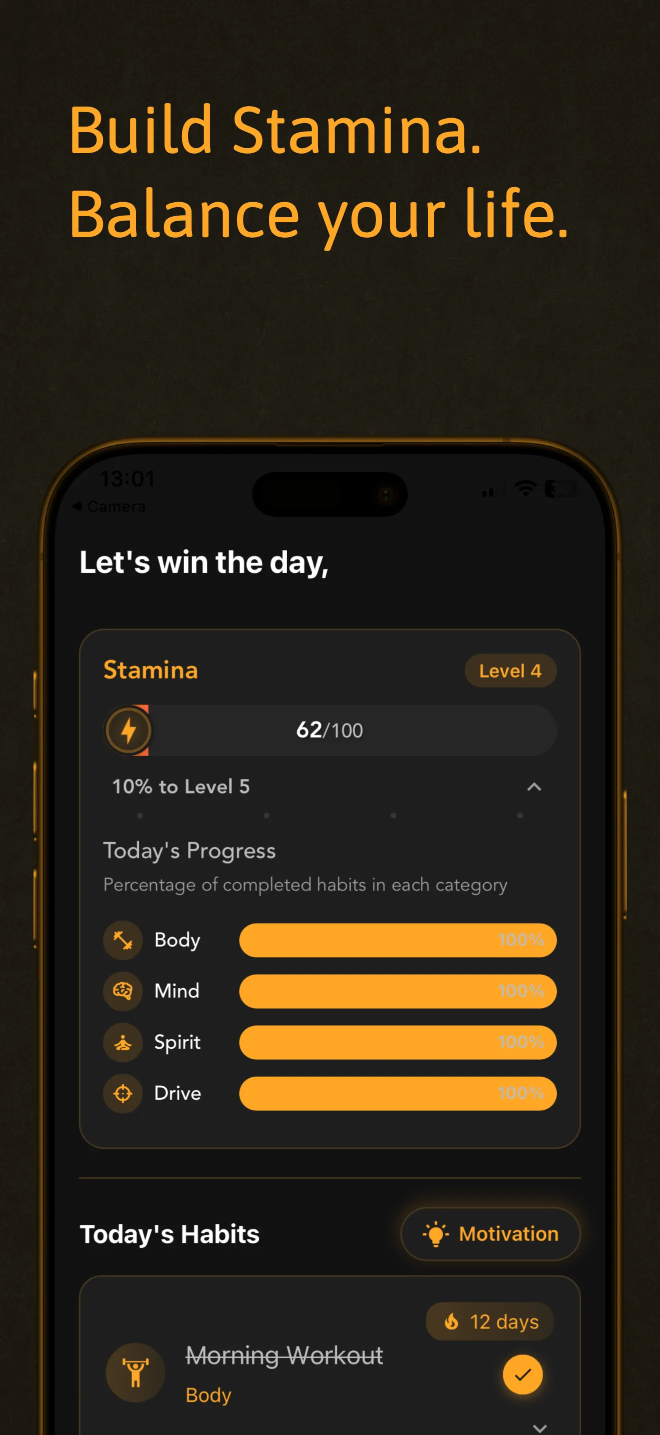 StaminaX screenshot